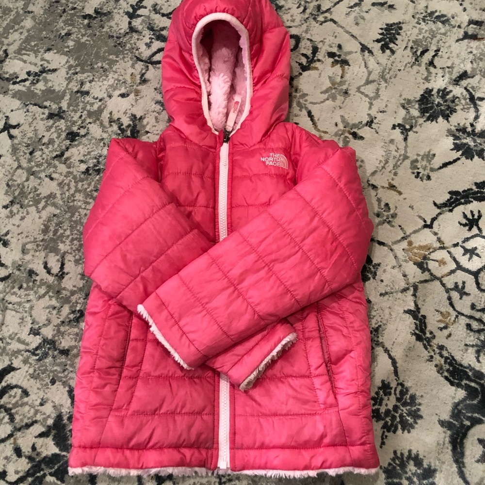 North Face girls reversible coat